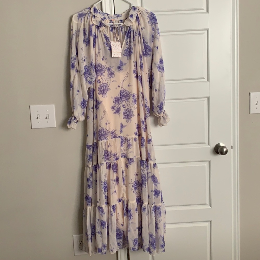 CLOSET CLEAR OUT | FP feelin groovy MAXI dress